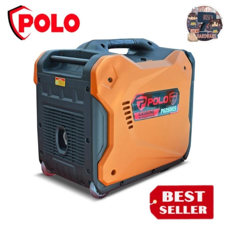 POLO รุ่น P6250iES เครื่องปั่นไฟเบนซินระบบ Inverter (รุ่นเสียงเงียบ) ของแท้100%