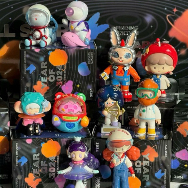 (Live/วีดิโอลด100฿) กล่องสุ่ม FINDING UNICORN ALLSTAR-3024 SERIES BLIND BOX