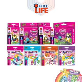 MASTER ART (มาสเตอร์อาร์ต) สีเทียน ขนาดจัมโบ้ แบบ 8 / 12 / 16 / 24 สี และ CARE BEARS 12 สี (1 กล่อง)