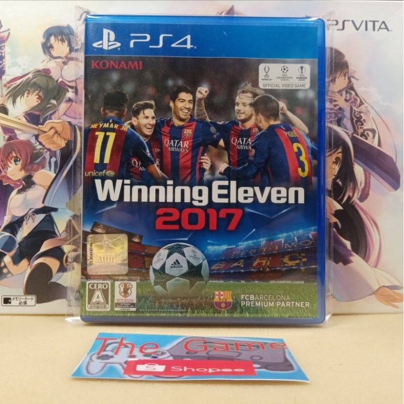 (PS4)​ เเผ่น​เกมส์​ PS4​ -​ PS5​ winning eleven 2017 (English)​ ภาษาอังกฤษ​ ZONE2​