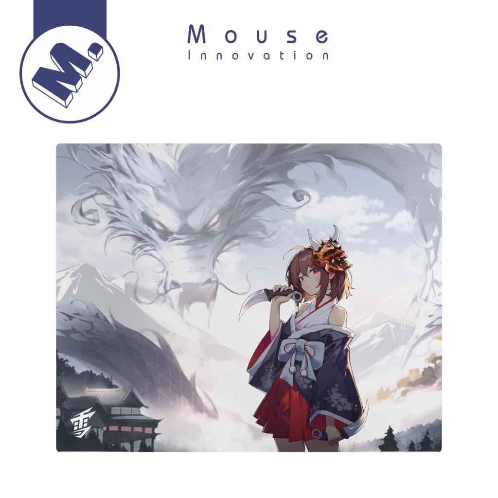 [จัดส่งวันที่ 25 ธันวาคม] แผ่นรองเมาส์กระจก Yuki Aim รุ่น Oni 2.0 (Uncoated / Balanced)