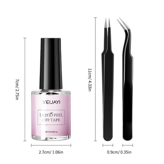 XEIJAYI น้ำยากันเลอะ ช่วยกันสีเจลเลอะขอบเล็บ ใช้งานสะดวก ลอกออกง่ายขนาด 15ml.🌈พร้อมส่งในไทย🌈