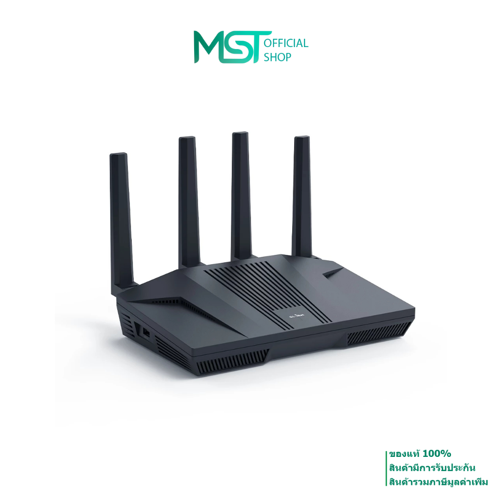 Gl.inet Gl-MT6000(Flint 2) Wi-Fi 6 Multi-Gig 2 X 2.5G +4X1Gเราเตอร์ Wifi[Global Version] ประกัน 3 ปี