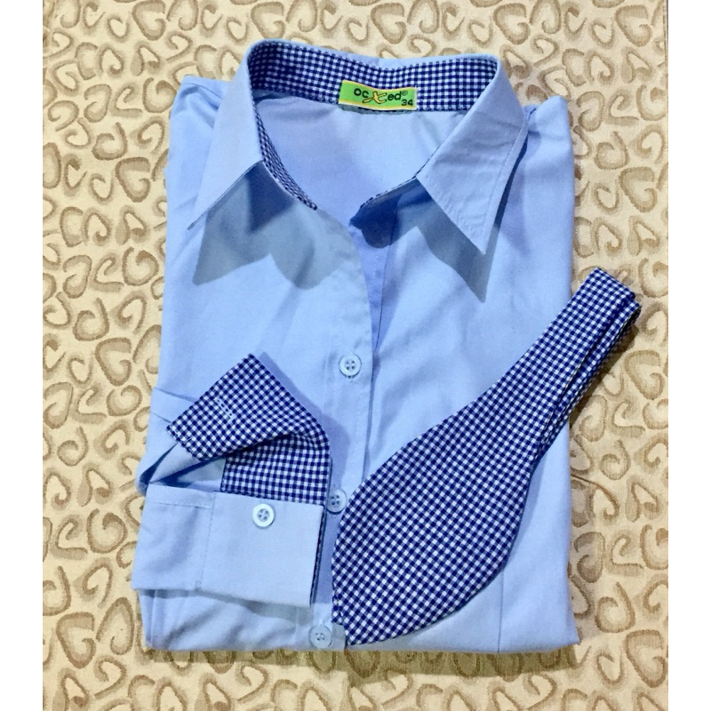 เสื้อแขนยาวแถมโบว์เท่ห์ถอดได้