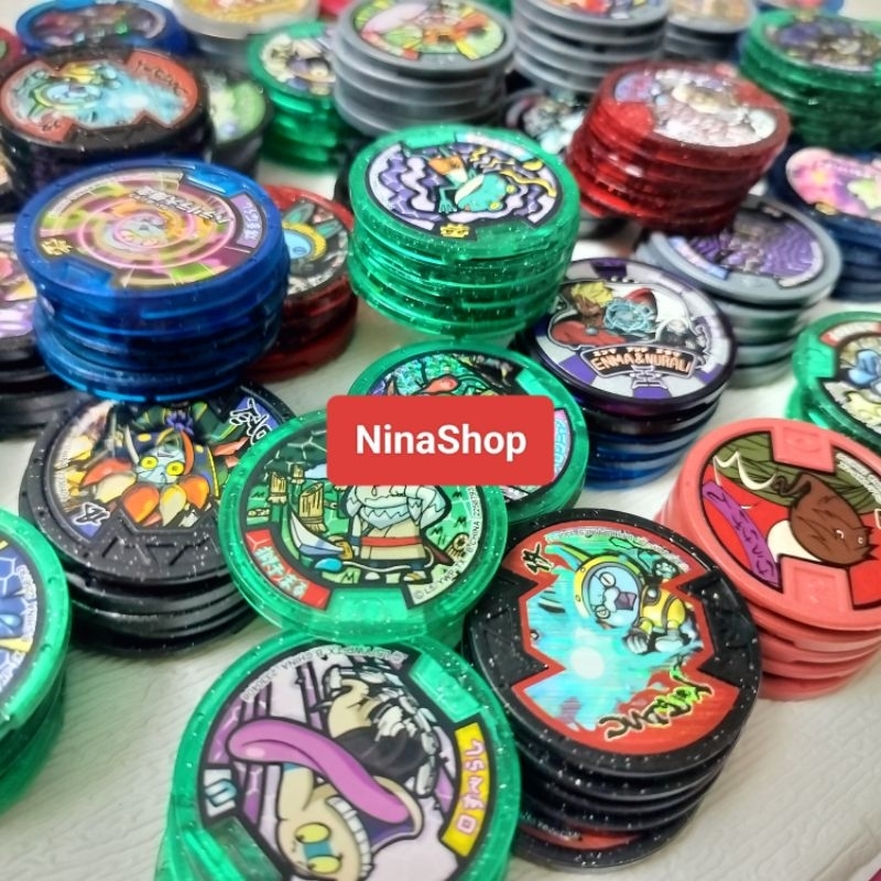 เหรียญโยไควอช Yokai Watch แบบสุ่ม 1แพค 5เหรียญ