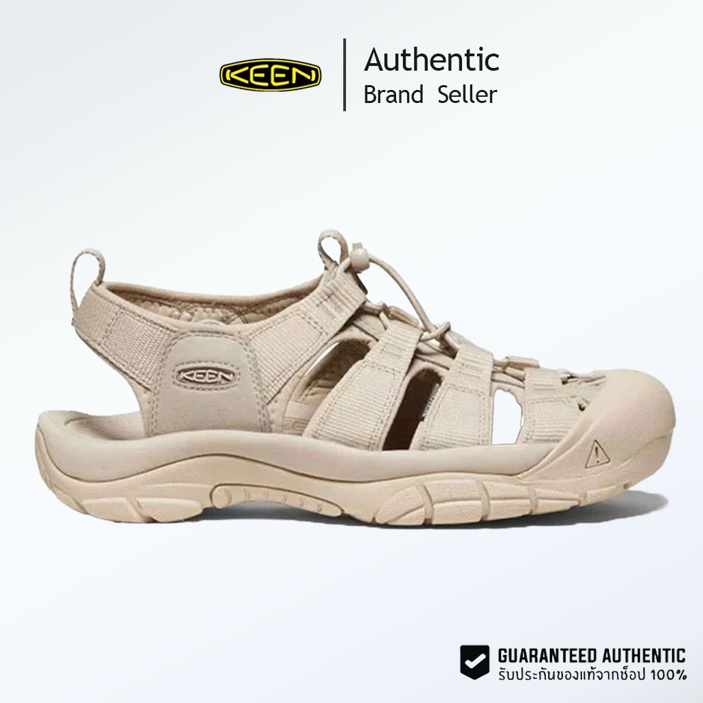 รองเท้าkeen NEWPORT H2(สีครีม-Cream) กันน้ำระบายอากาศ และสวมใส่ได้ทั้งฤดูกาล เปลี่ยนขนาดฟรี keen แท้