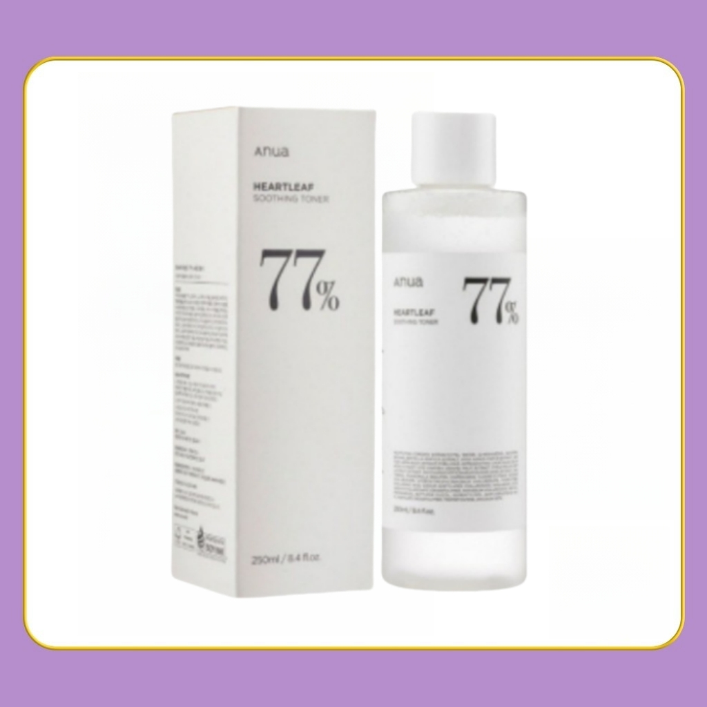 ของแท้ 100% ANUA Heartleaf 77% Soothing Toner 250ml อานัว น้ำตบ โทนเนอร์พี่จุน บำรุงผิวหน้า ผิวแสบแดง ปรับสมดุลผิว เอนั