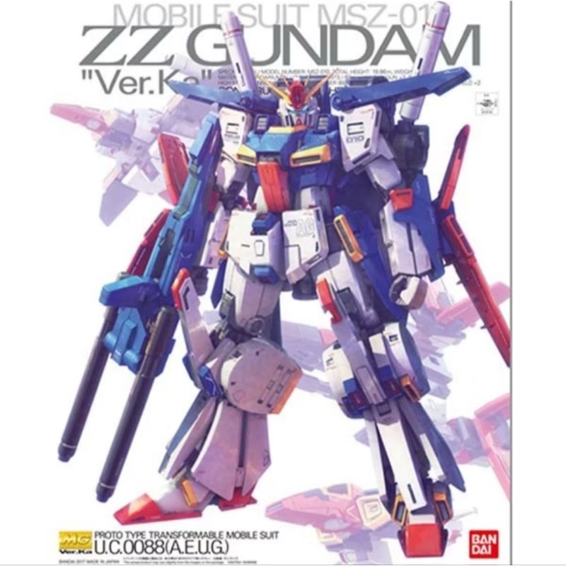 (พร้อมส่ง)MG 1/100 ZZ GUNDAM "Ver.Ka"