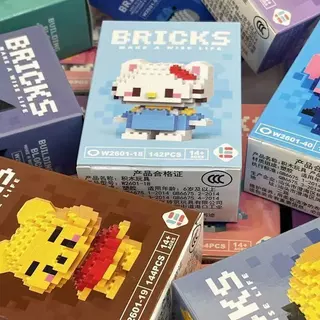 BRICKS ของเล่นบล็อคตัวต่อ ตัวต่อ รูปสัตว์การ์ตูน 3D น่ารัก ของเล่นเด็ก ของขวัญสำหรับเด็ก