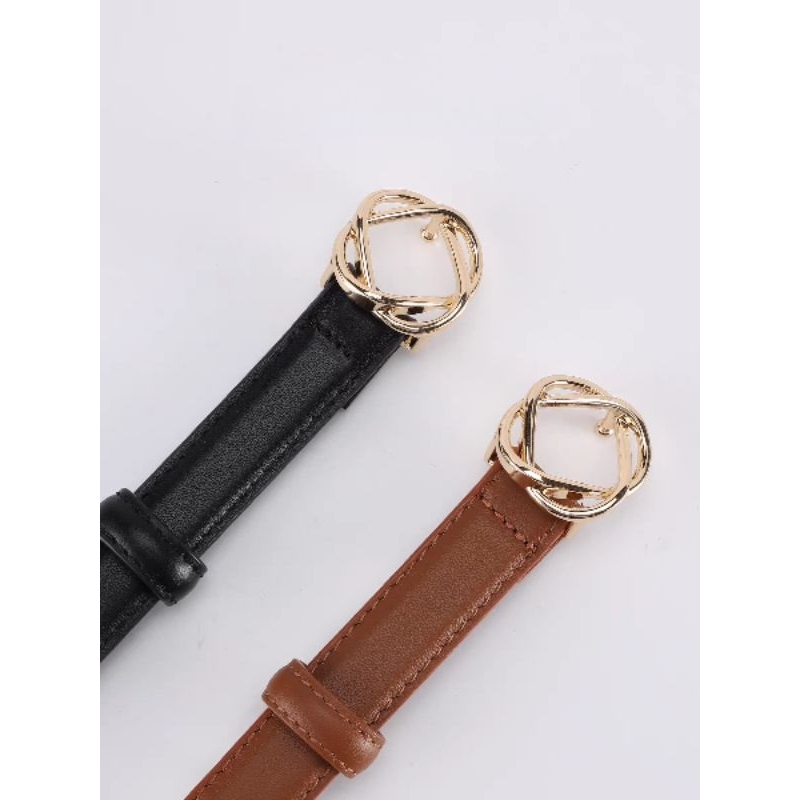 ❤️LULU❤️ เข็มขัด เกรดพรีเมียม  อะไหล่ทอง หุ้มหนังทั้งเส้น (PL-006) - รูปที่ 3