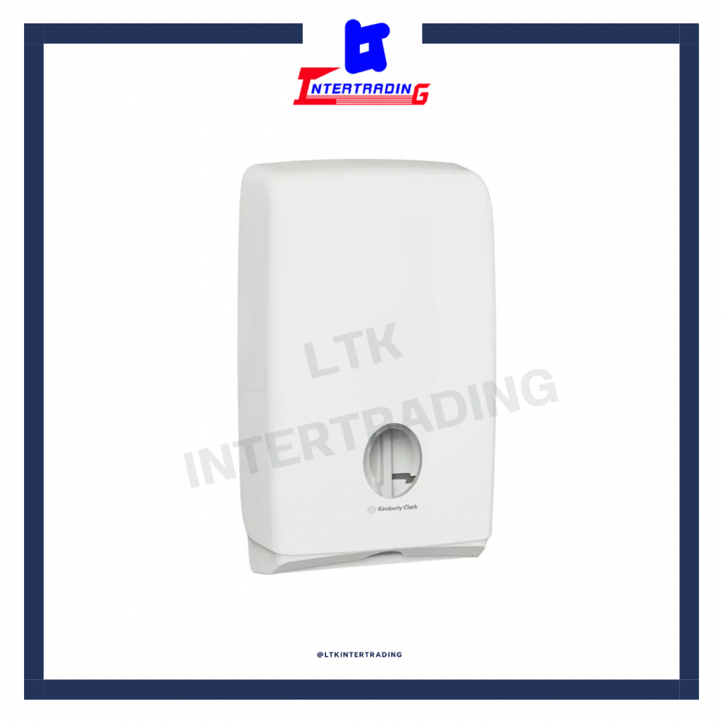 KIMBERLY-CLARK PROFESSIONAL AQUARIUS กล่องจ่ายกระดาษเช็ดมือแบบแผ่น คิมเบอร์ลี่ย์-คล๊าค อควาเรียส คอมแพค รหัส 70240