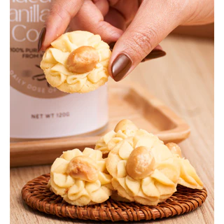 กู้ดนัทส์ คุ้กกี้เนยแมคคาเดเมีย วนิลา มัทฉะ 120กรัม Macadamia Butter Cookies Vanilla and Matcha | Goodnutsbkk
