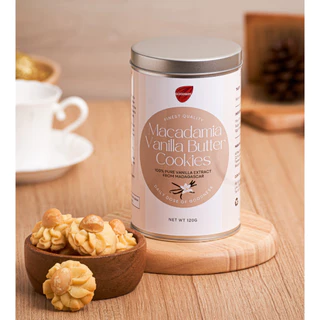กู้ดนัทส์ คุ้กกี้เนยแมคคาเดเมีย วนิลา มัทฉะ 120กรัม Macadamia Butter Cookies Vanilla and Matcha | Goodnutsbkk