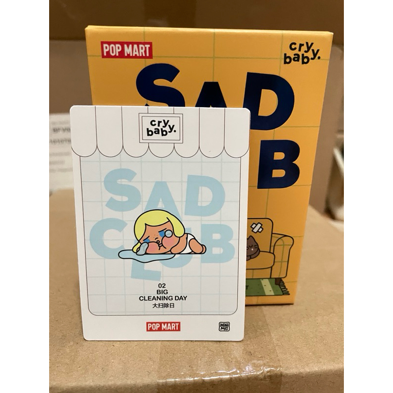 CRYBABY Sad club แบบจุ่มและแบบเลือกตัว ชก พร้อมส่งในไทย