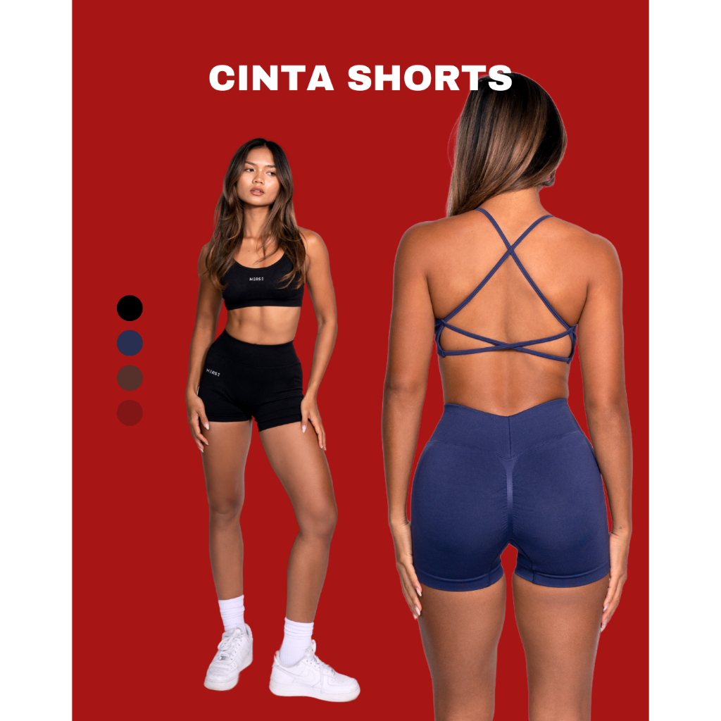 Herse Cinta Shorts กางเกงขาสั้นจั๊มก้นใส่ออกกำลังกาย จาก Holiday Collection