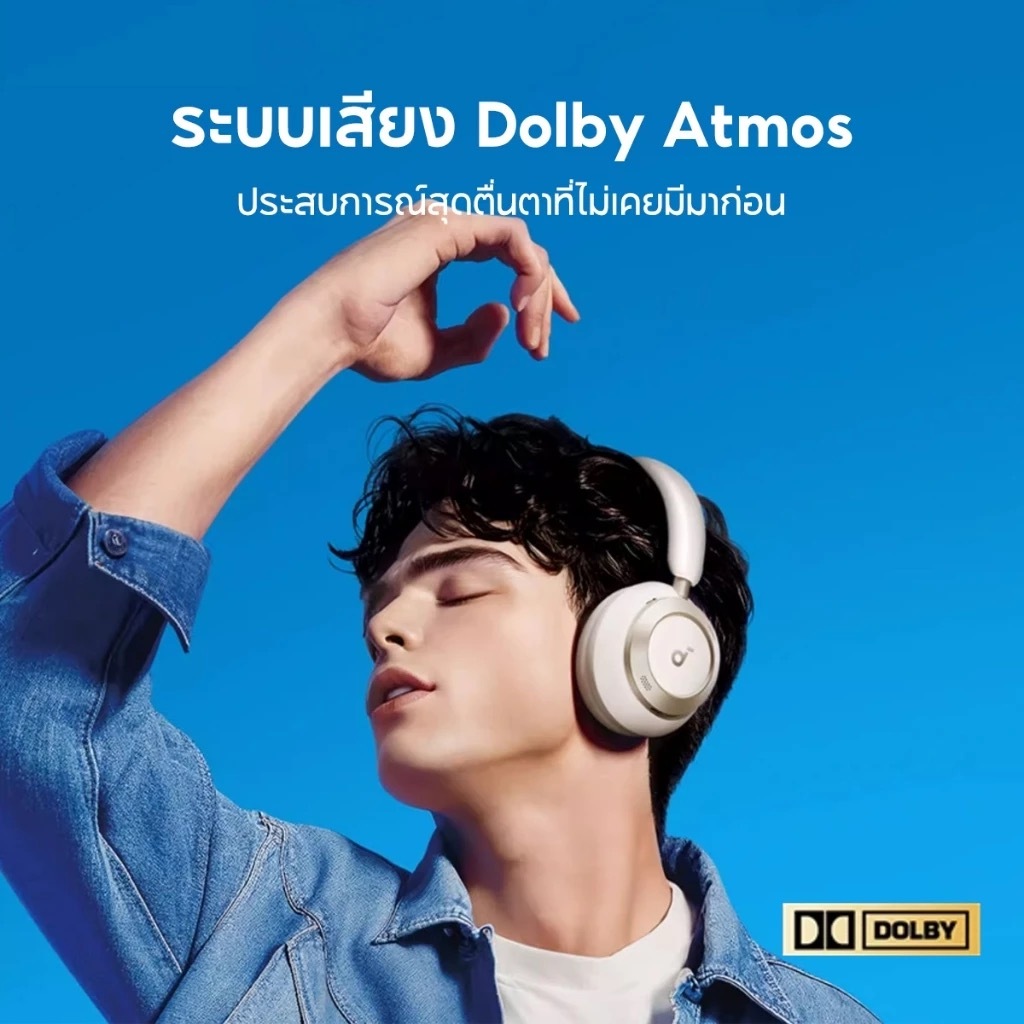 [ ประกันศูนย์ไทย 18 เดือน ] Soundcore Space One Pro หูฟังครอบหูตัวท็อปของค่าย จัดเต็มรองรับ Hi-Res