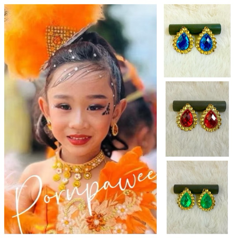 ต่างหูแบบหนีบดรัมเมเยอร์ หลีดเดอร์(พลาสติก A)พร้อมส่ง