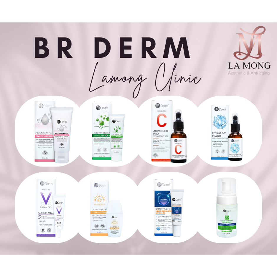 BR Derm Smart Vector/AD Cream/Hyaluronic acid/Lightweight/Advanced Pro/Mela V/Aloe vera gel/Facial Cleansing Foam01/2027