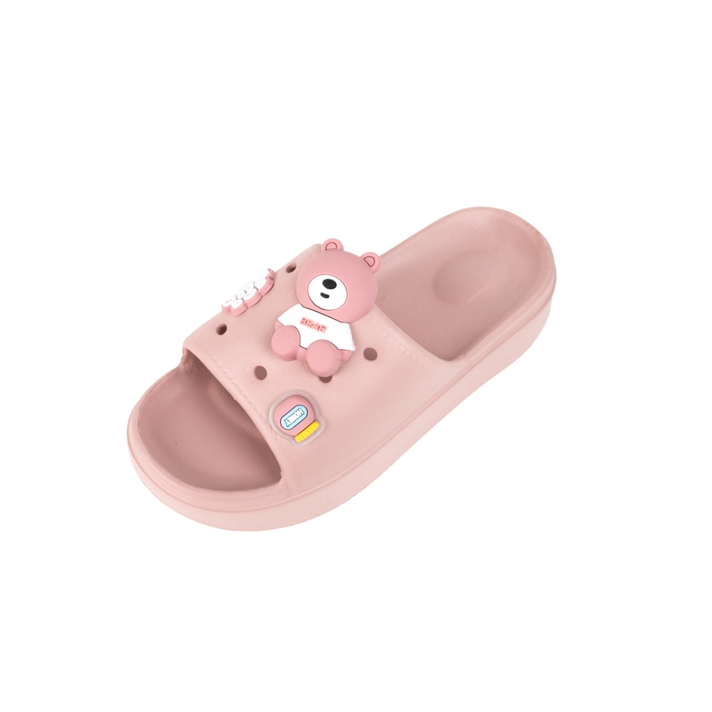 Roving Fox รองเท้าแตะพื้นนุ่มนิ่ม รุ่น RF6441 พื้นนุ่มใส่สบาย มีตัวติดรองเท้า มี 4 สี  ชมพู เบจ ครีม ดำ