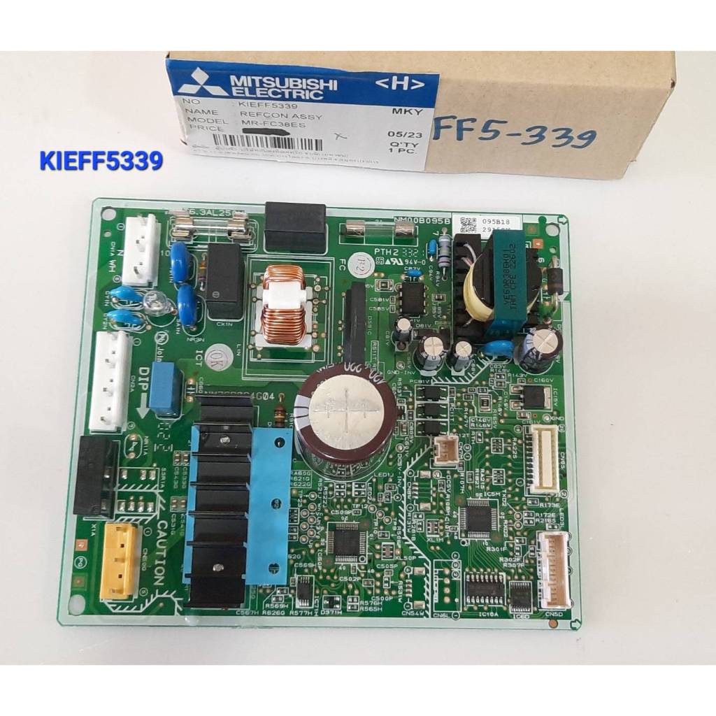 KIEFF5339  แผงควบคุมตู้เย็น Mitsubishi ใช้กับรุ่น MR-FC38ES-SSL ,MR-FC38ES-BR