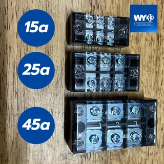 เช็คขนาดก่อนสั่ง 45A ใหญ่! 600V 45A Terminal Block แบบตัวเลือก เทอร์มินอล บล็อก ขั้วต่อสายไฟ TB-4503
