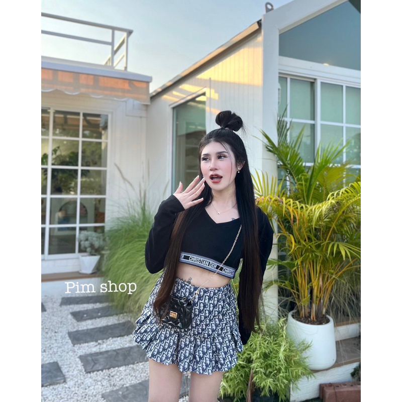 ꫛꫀꪝ c o ll e c t i o n คอลใหม่งานตามหา แบบสาวเวียด เสื้อแขนยาวมาพร้อมกระโปรงผ้าทอ