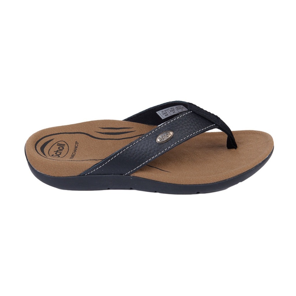 Scholl รองเท้าสกอลล์-ไบโอ Biom Bean Mens II Biomechanics รองเท้าแตะ หนีบ รองเท้าสุขภาพ สำหรับผู้ชาย