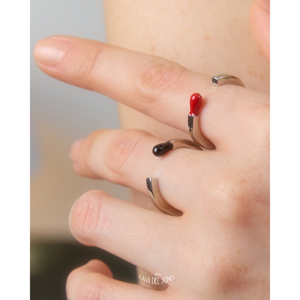 Julys - matchstick ring