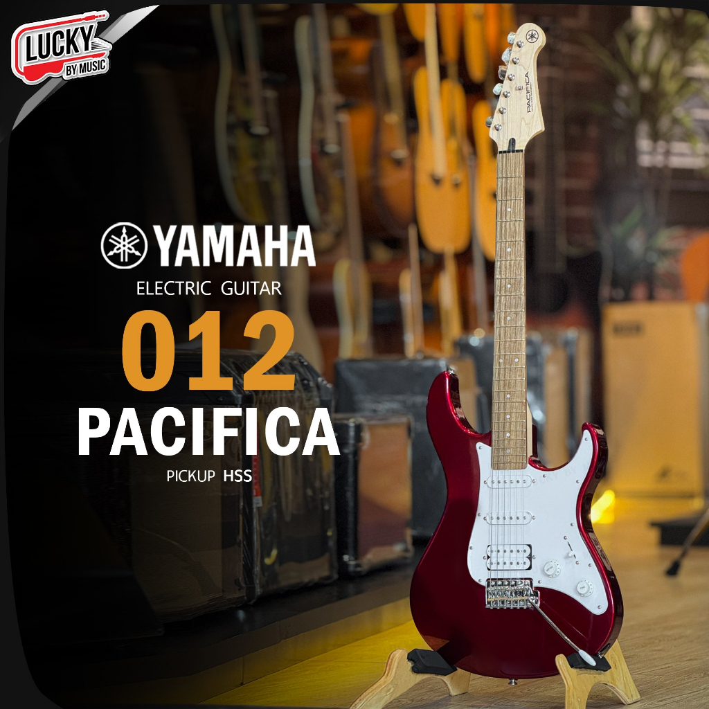 [โค้ดลด1000-MAX ] กีต้าร์ไฟฟ้า YAMAHA ยามาฮ่า รุ่น PACIFICA012 ฟรี กระเป๋า สายแจ็ค ปิ๊ก - รับประกันของแท้