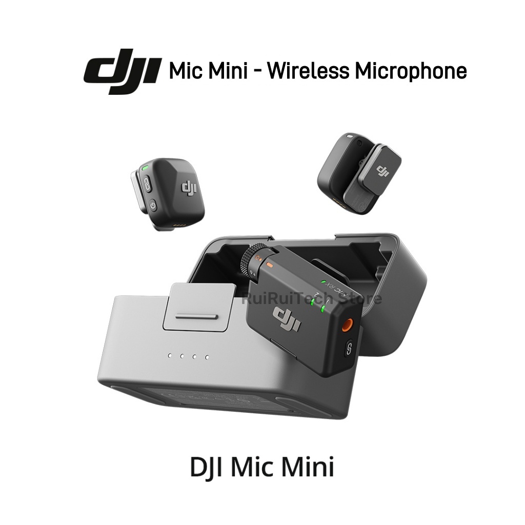 【NEW ARTRIVAL】DJI Mic Mini - Wireless Microphone | ไมค์ไร้สาย ขนาดพกพา | รับสัญญาณได้ไกล 400 ม.| Weight 10 g