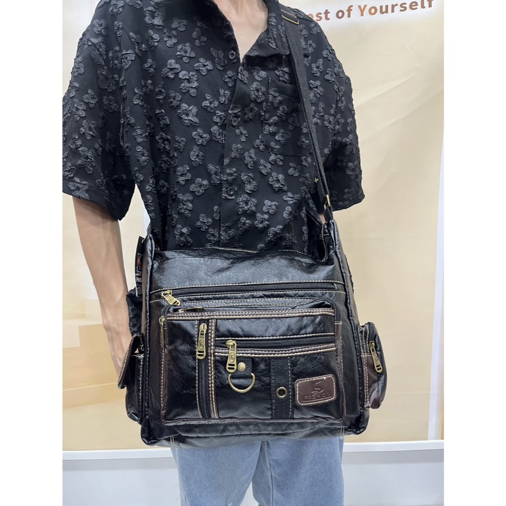 สะพายข้างจัมโบ้หนังนุ่ม สะพายพ่อค้า แม่ค้า มาใหม่