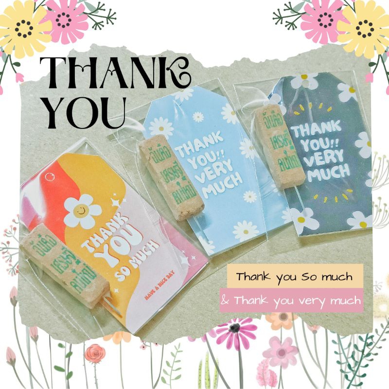 ของชำร่วย ธูปเลข Thank You ของแจกสำหรับโอกาสต่างๆ ของแถมลูกค้า แจกลูกค้า​
