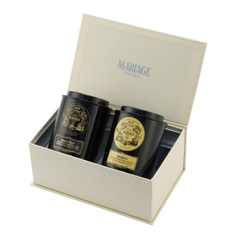 Mariage Freres Marco Polo & Wedding Canister Gift Set (50g x 2)