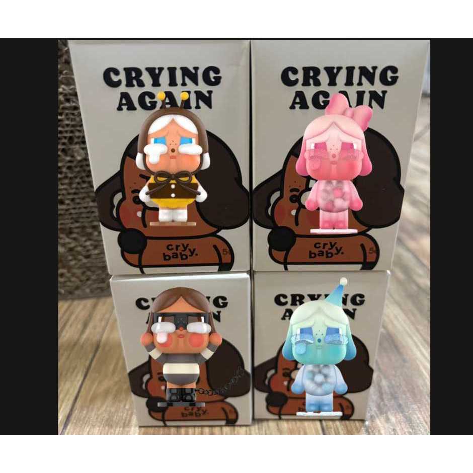 Popmart (พร้อมส่ง) CryBaby Crying again (Figure/เข็มกลัด)