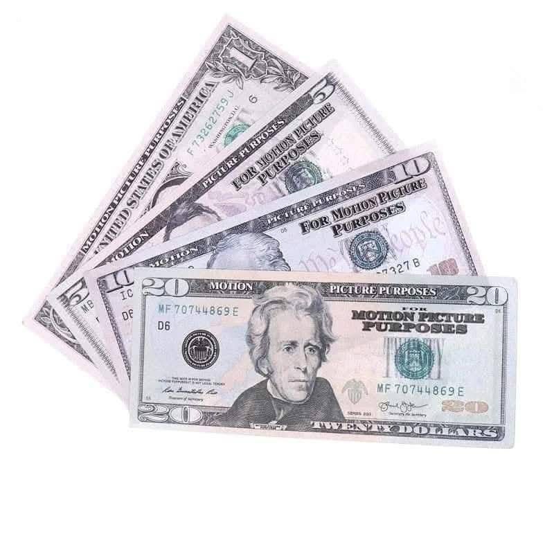 แบงดอลล่ากาโม่ แบงค์dollar พร้อมส่งจาก กทม ส่ง grab