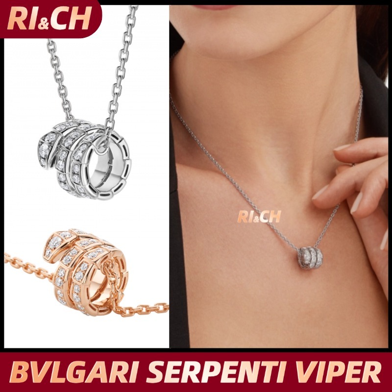 บีวีลการี BVLGARI SERPENTI VIPER NECKLACE สร้อยคอ #Rich ราคาถูกที่สุดใน Shopee แท้💯