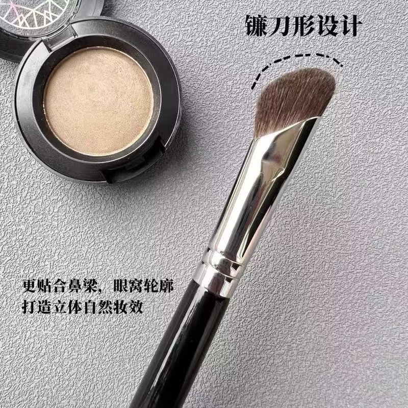 E182 แปรงคอนทัวร์จมูก แบบเฉียง เฉดดิ้ง ไฮไลท์ ขนแปรงนุ่ม ใช้งานง่าย ไม่บาดผิว - 5