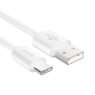 [โปรโมชั่นราคาพิเศษ] สายชาร์จ QPLUS USB-A to USB-C Cable 60W 1M. T1 White by Banana IT