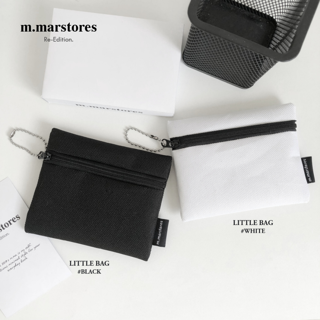 𝐋𝐈𝐓𝐓𝐈𝐋𝐄 𝐁𝐀𝐆 + 𝐊𝐄𝐘 𝐑𝐈𝐍𝐆 กระเป๋าใส่เหรียญใส่บัตรได้พร้อมห่วงห้อย