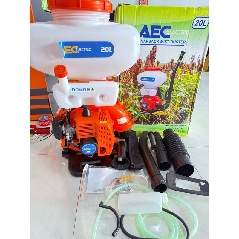เครื่องพ่นข้าว 20ลิตร AWC 2ระบบ ปุ๋ยเม็ดและปุ๋ยน้ำ เครื่องปุ๋ย เครรื่องเป่าลม