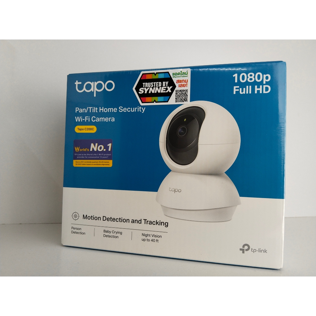 ถูกที่สุด TP-LINK กล้องวงจรปิดไร้สาย Tapo C200C ความคมชัด 1080p 2 ล้านพิกเซล กล้องวงจรปิด wifi สื่อสาร2ทาง จับเคลื่อนไหว