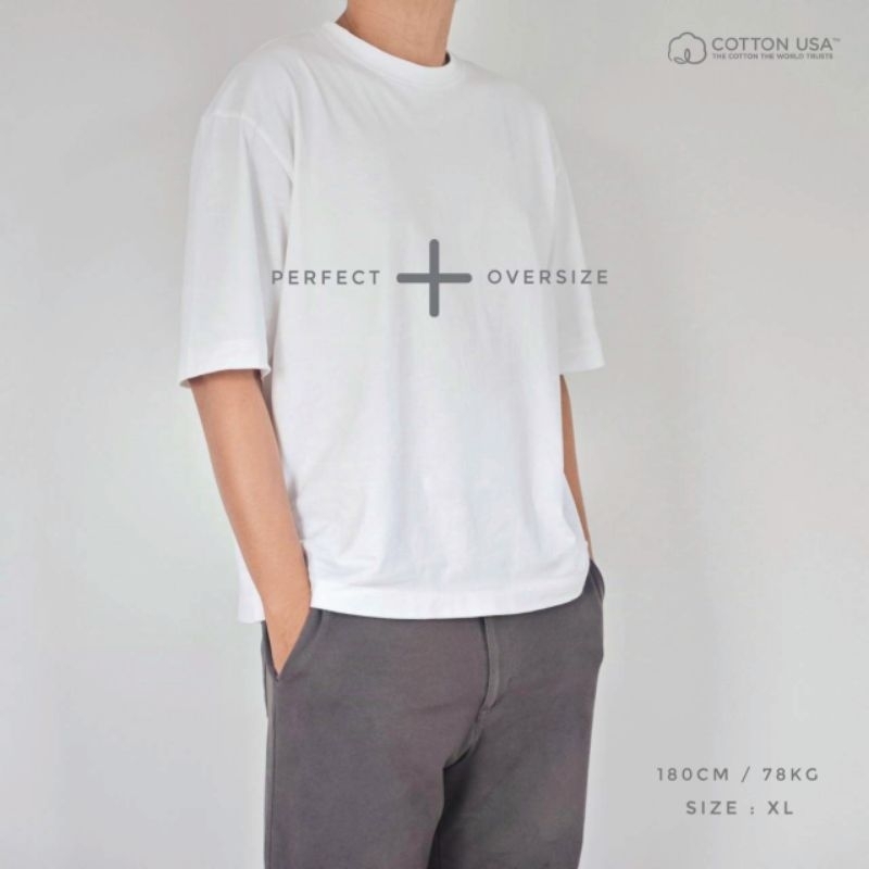 NEW ARRIVAL​ 2025 : PERFECT PLUS OVERSIZE USA 🇺🇲 เสื้อยืดทรงหลวม เนื้อผ้าได้รับ LICENSE C ลิขสิทธิ์ฝ้าย​แท้ 100%