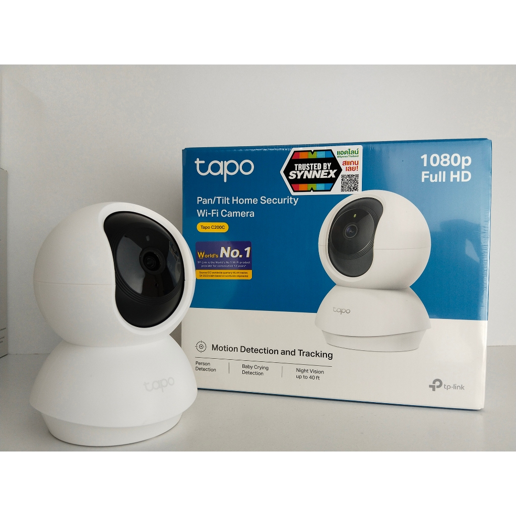 รุ่นใหม่ราคาถูกสุดๆTP-LINK TAPO C200C 2MP TP-LINK WI-FI CAMERA กล้องวงจรปิดภายใน รับประกัน 1 ปี