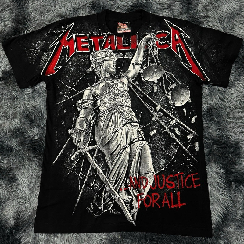 เสื้อยืดOVP Metallica เทพี ป้ายTheroxx ผ้าคอตตอน 100