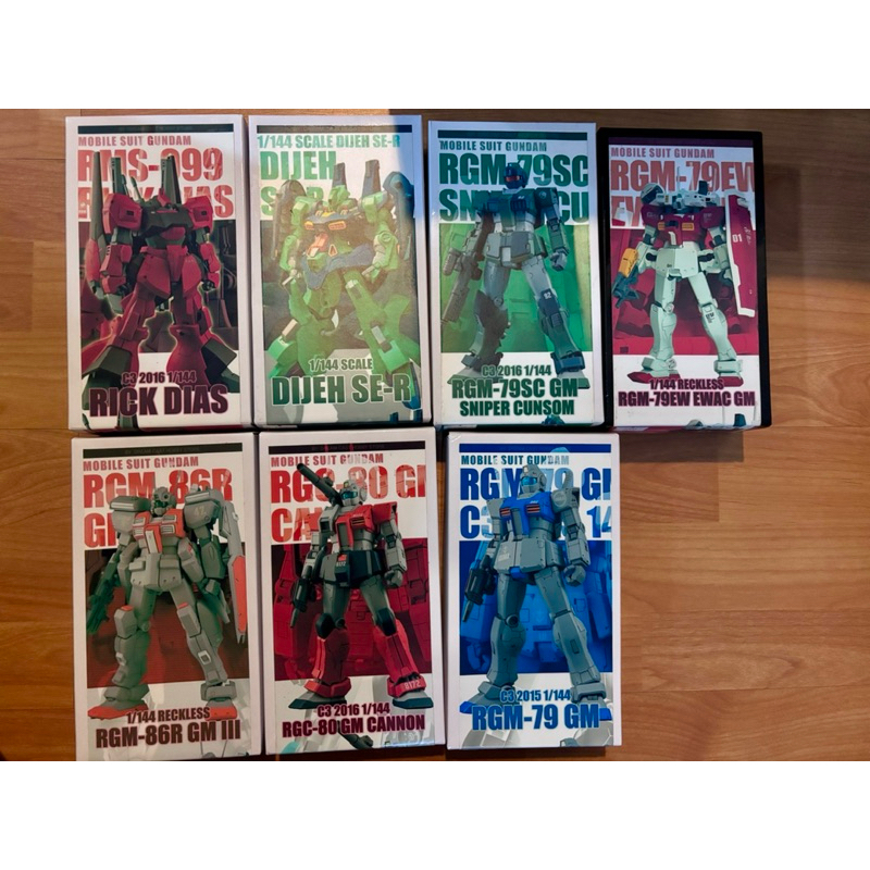 Resin Gundam 1/144(Dreamcast) GM GM Cannon GM Sniper Ewac Gm III Dijeh RickDias