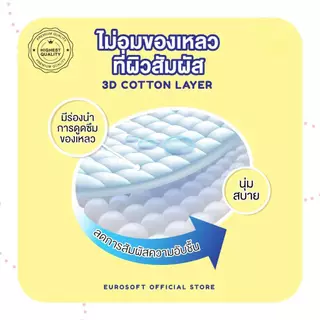 Eurosoft Premium 2 แพ็ค (Size M/L/XL/2XL/3XL/4XL/5XL) กางเกงผ้าอ้อม ผ้าอ้อมเด็กสำเร็จรูป บางพิเศษ