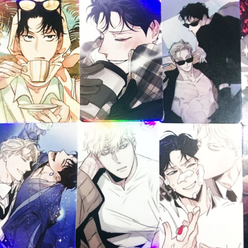 (ซื้อ 1 แถม 1) roses and champagne กุหลาบคู่แชมเปญ photocard BL manhwa โฟโต้การ์ด *โปรแถมโปรลดราคาเฉพาะเดือนนี้เท่านั้น*