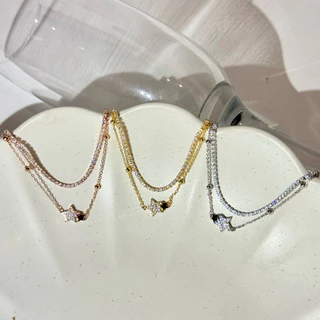 Trophies.co - Blink blink star bracelet 𝑻𝒓𝒐𝒑𝒉𝒊𝒆𝒔.𝒄𝒐 𝒔𝒊𝒈𝒏𝒂𝒕𝒖𝒓𝒆 กำไลสร้อยข้อมือดาว 2 เลเยอร์