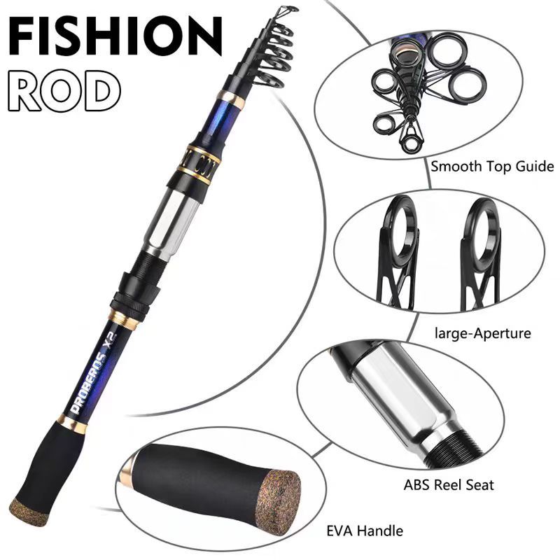 ที่ตกปลา ชุดเบ็ดตกปลา39,ชุดเบ็ดตกปลาทะเล fishing rod set 2.1/1.8M【ของแท้ 】สามารถได้รับเป็นของขวัญ - รูปที่ 2