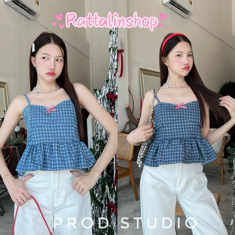 เสื้อสายเดี่ยว 🌼  งานป้าย Khun /Prod